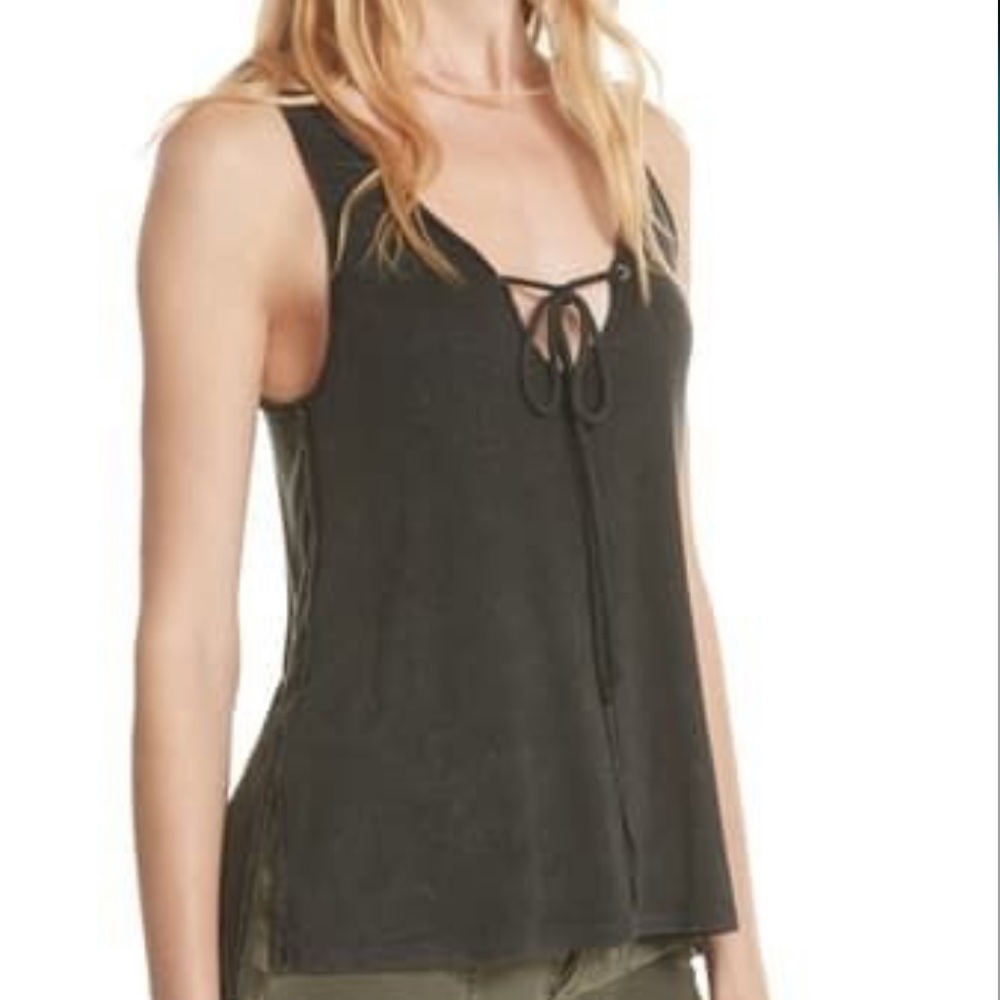 Free People We the Free Balck Scarlett Tank